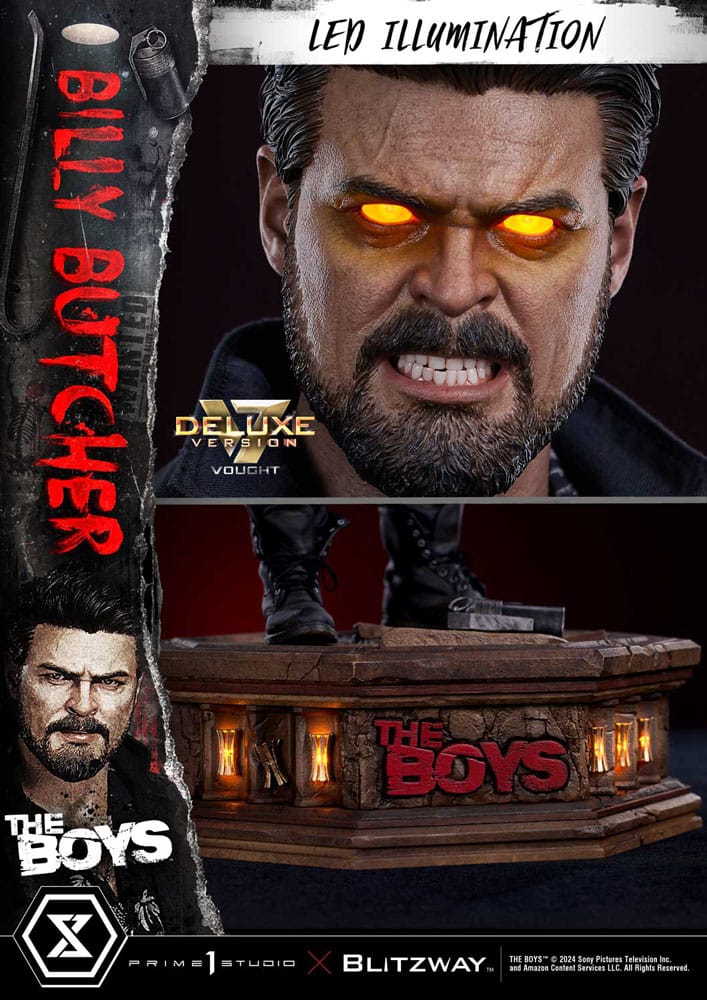 The Boys Premium Masterline Series Statue 1/4 William Billy Butcher Deluxe Version 57cm - Scale Statue - Prime 1 Studio - Hobby Figures UK