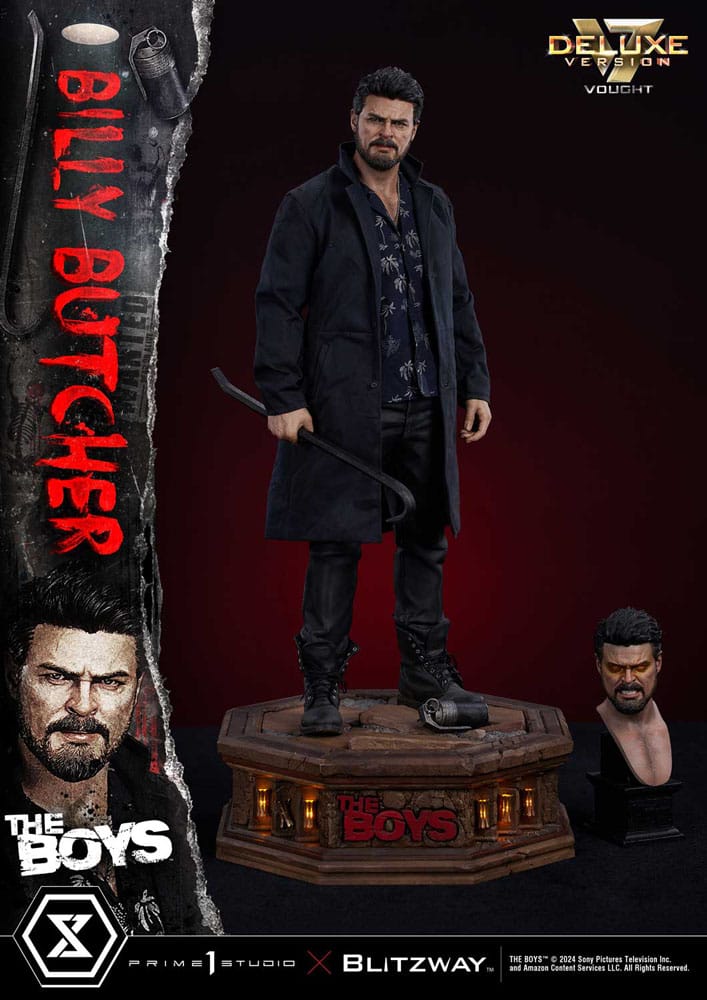 The Boys Premium Masterline Series Statue 1/4 William Billy Butcher Deluxe Version 57cm - Scale Statue - Prime 1 Studio - Hobby Figures UK