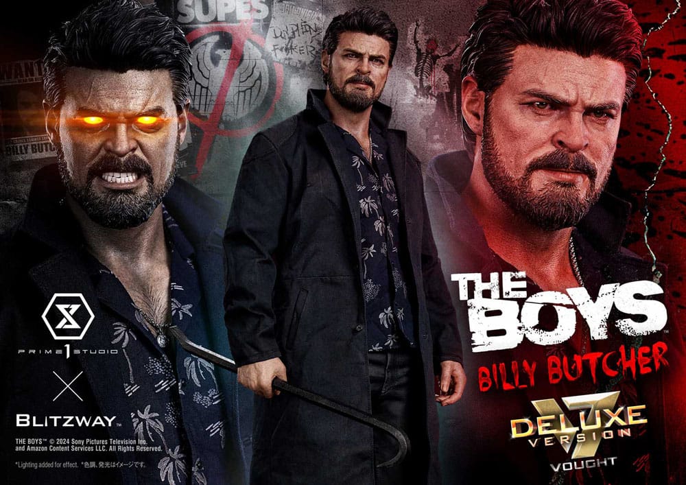 The Boys Premium Masterline Series Statue 1/4 William Billy Butcher Deluxe Version 57cm - Scale Statue - Prime 1 Studio - Hobby Figures UK