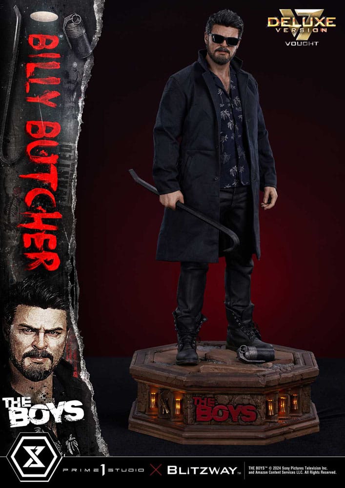 The Boys Premium Masterline Series Statue 1/4 William Billy Butcher Deluxe Version 57cm - Scale Statue - Prime 1 Studio - Hobby Figures UK