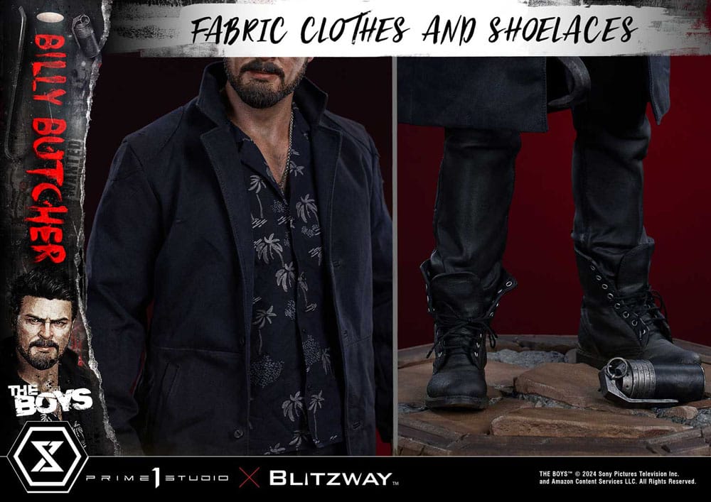 The Boys Premium Masterline Series Statue 1/4 William Billy Butcher Deluxe Version 57cm - Scale Statue - Prime 1 Studio - Hobby Figures UK