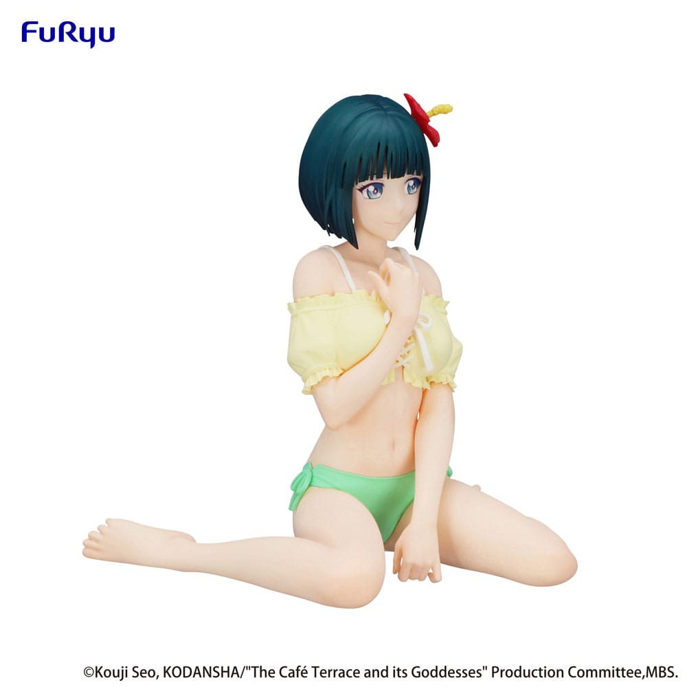 The Café Terrace and Its Goddesses Noodle Stopper PVC Statue Shiragiku Ono 10cm - Scale Statue - Furyu - Hobby Figures UK