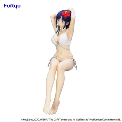 The Café Terrace and Its Goddesses Noodle Stopper PVC Statue Ami Tsuruga 15cm - Scale Statue - Furyu - Hobby Figures UK