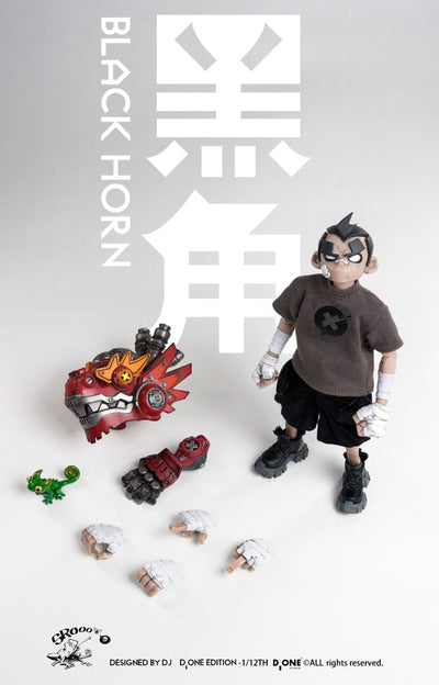 The Circle Action Figure Kit 1/12 Black Horn Year of the Loong Limited Edition 16cm - Action Figures - D_One Studio - Hobby Figures UK