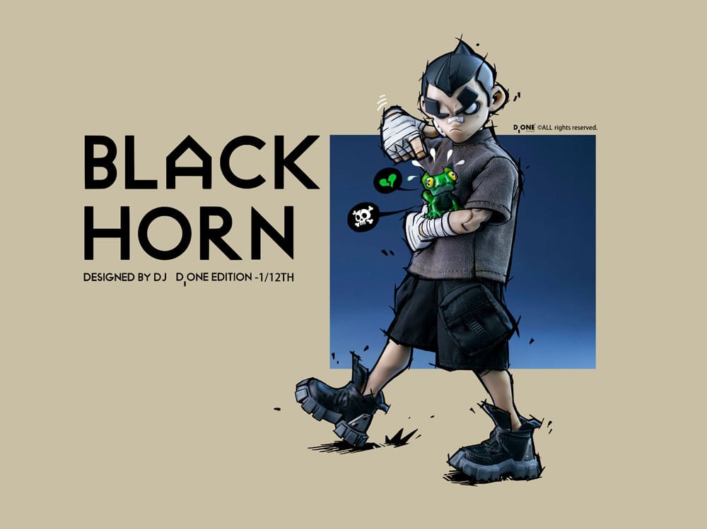 The Circle Action Figure Kit 1/12 Black Horn Year of the Loong Limited Edition 16cm - Action Figures - D_One Studio - Hobby Figures UK