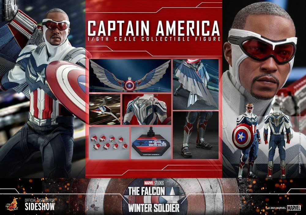 The Falcon and The Winter Soldier Action Figure 1/6 Captain America 30cm - Action Figures - Hot Toys - Hobby Figures UK