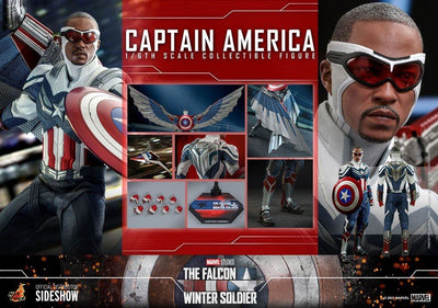 The Falcon and The Winter Soldier Action Figure 1/6 Captain America 30cm - Action Figures - Hot Toys - Hobby Figures UK