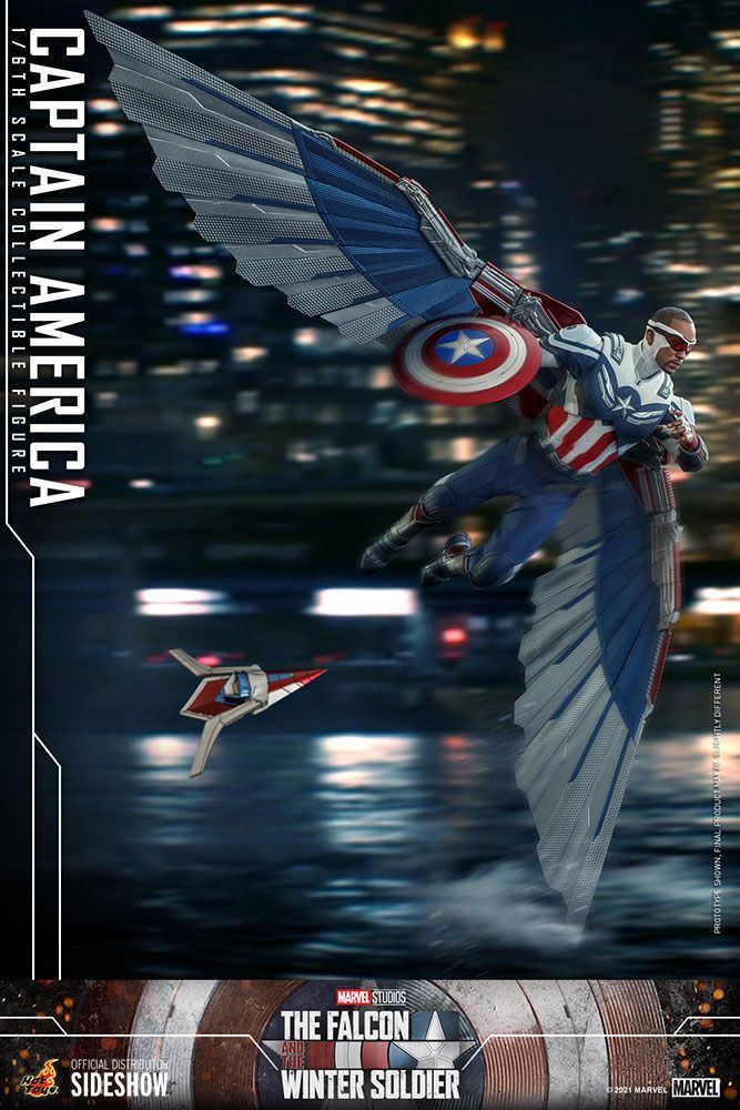 The Falcon and The Winter Soldier Action Figure 1/6 Captain America 30cm - Action Figures - Hot Toys - Hobby Figures UK