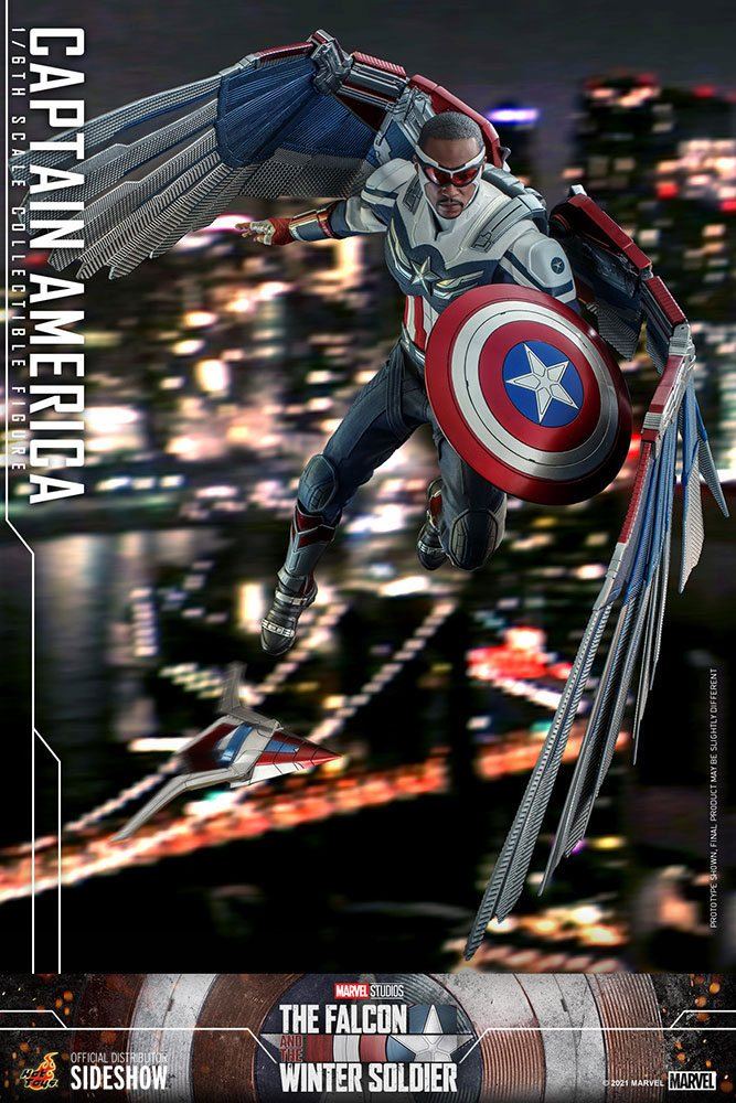 The Falcon and The Winter Soldier Action Figure 1/6 Captain America 30cm - Action Figures - Hot Toys - Hobby Figures UK