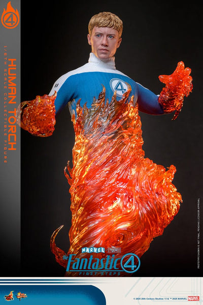 The Fantastic Four: First Steps Movie Masterpiece Action Figure 1/6 Human Torch 30cm - Action Figures - Hot Toys - Hobby Figures UK
