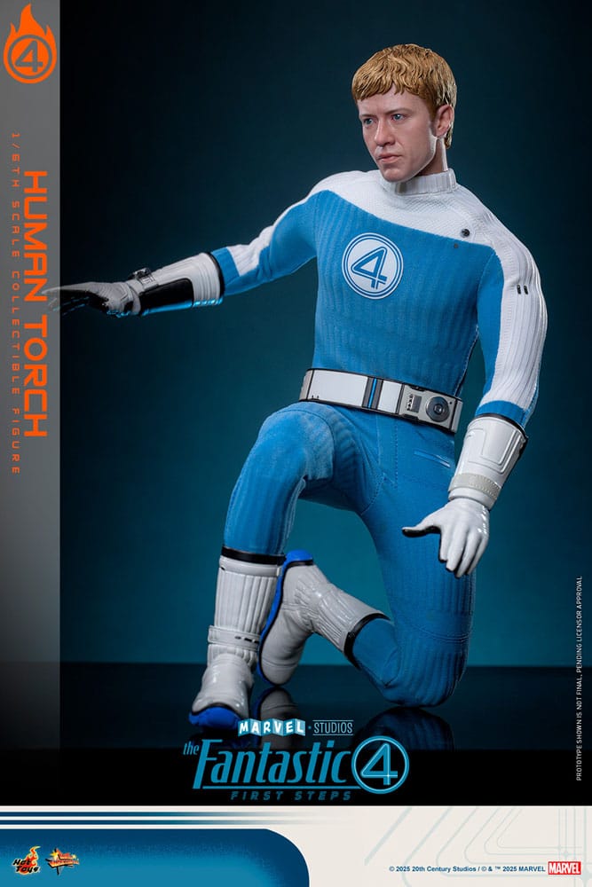 The Fantastic Four: First Steps Movie Masterpiece Action Figure 1/6 Human Torch 30cm - Action Figures - Hot Toys - Hobby Figures UK