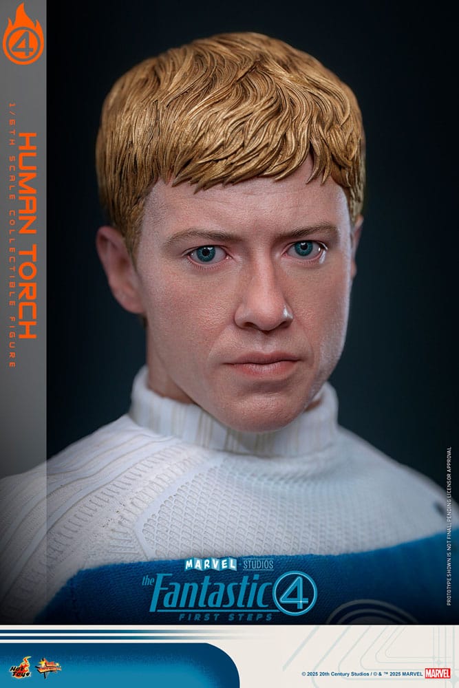 The Fantastic Four: First Steps Movie Masterpiece Action Figure 1/6 Human Torch 30cm - Action Figures - Hot Toys - Hobby Figures UK