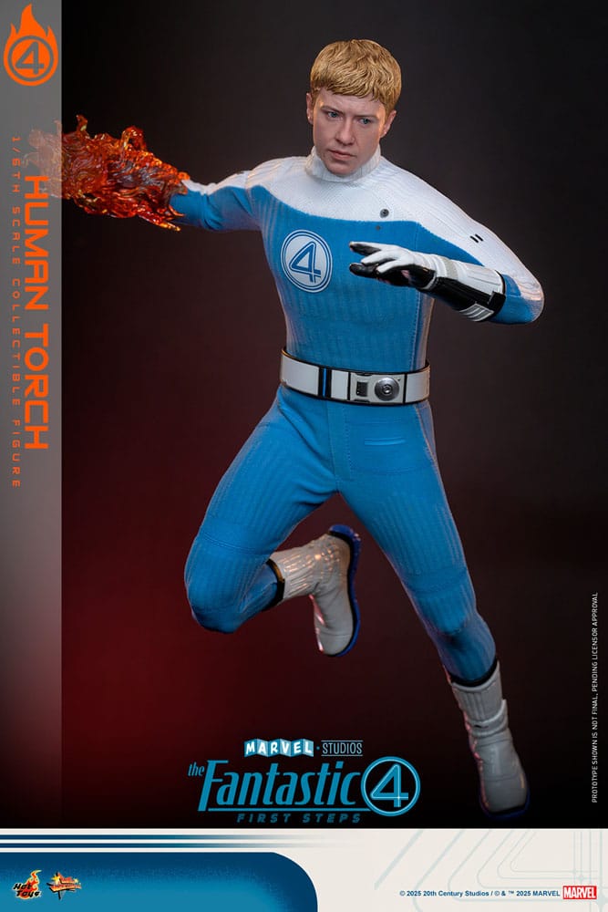 The Fantastic Four: First Steps Movie Masterpiece Action Figure 1/6 Human Torch 30cm - Action Figures - Hot Toys - Hobby Figures UK
