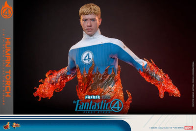 The Fantastic Four: First Steps Movie Masterpiece Action Figure 1/6 Human Torch 30cm - Action Figures - Hot Toys - Hobby Figures UK
