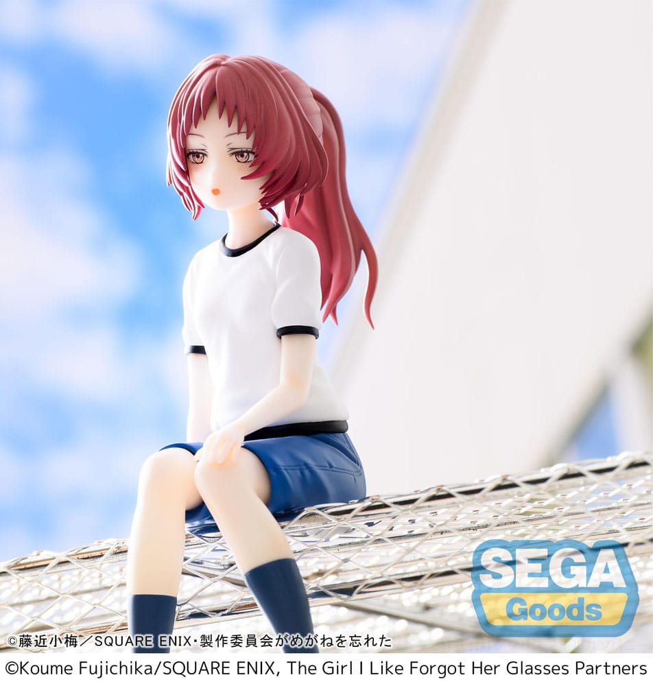 The Girl I Like Forgot Her Glasses PM Perching PVC Statue Ai Mie 14cm - Scale Statue - Sega - Hobby Figures UK