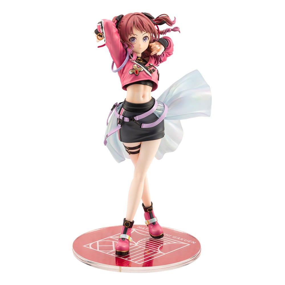 The Idolmaster Gakuen PVC Statue 1/7 Saki Hanami Fighting My Way 24cm - Scale Statue - Kotobukiya - Hobby Figures UK