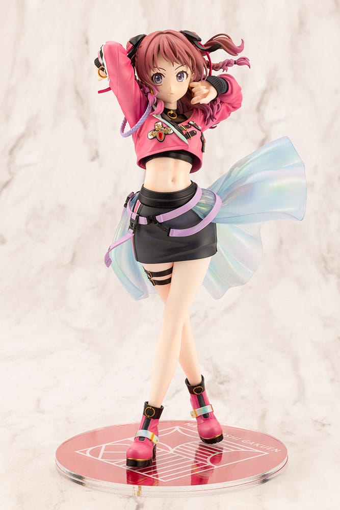 The Idolmaster Gakuen PVC Statue 1/7 Saki Hanami Fighting My Way 24cm - Scale Statue - Kotobukiya - Hobby Figures UK