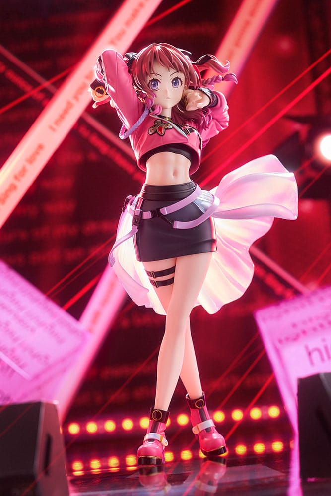 The Idolmaster Gakuen PVC Statue 1/7 Saki Hanami Fighting My Way 24cm - Scale Statue - Kotobukiya - Hobby Figures UK