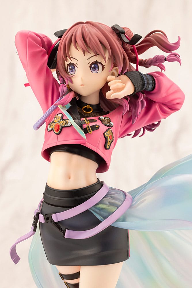The Idolmaster Gakuen PVC Statue 1/7 Saki Hanami Fighting My Way 24cm - Scale Statue - Kotobukiya - Hobby Figures UK
