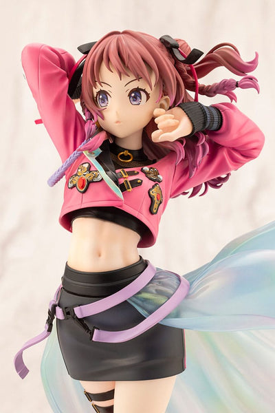 The Idolmaster Gakuen PVC Statue 1/7 Saki Hanami Fighting My Way 24cm - Scale Statue - Kotobukiya - Hobby Figures UK