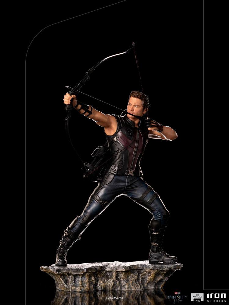 The Infinity Saga BDS Art Scale Statue 1/10 Hawkeye Battle of NY 23cm - Scale Statue - Iron Studios - Hobby Figures UK