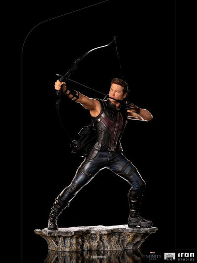 The Infinity Saga BDS Art Scale Statue 1/10 Hawkeye Battle of NY 23cm - Scale Statue - Iron Studios - Hobby Figures UK