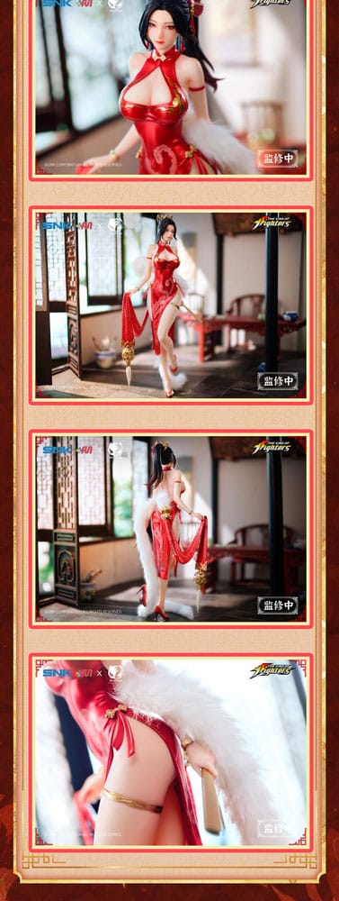 The King of Fighters Dress Series PVC Statue 1/6 Mai Shiranui Hong Shang Wu Ver. 40cm - Scale Statue - BearPanda - Hobby Figures UK