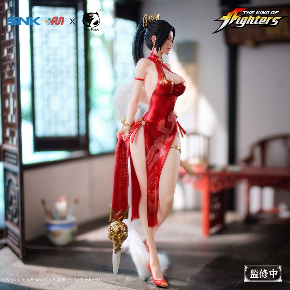 The King of Fighters Dress Series PVC Statue 1/6 Mai Shiranui Hong Shang Wu Ver. 40cm - Scale Statue - BearPanda - Hobby Figures UK