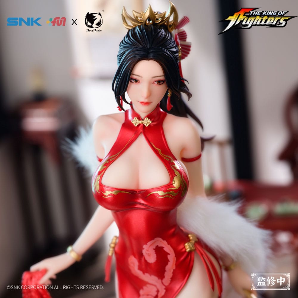 The King of Fighters Dress Series PVC Statue 1/6 Mai Shiranui Hong Shang Wu Ver. 40cm - Scale Statue - BearPanda - Hobby Figures UK