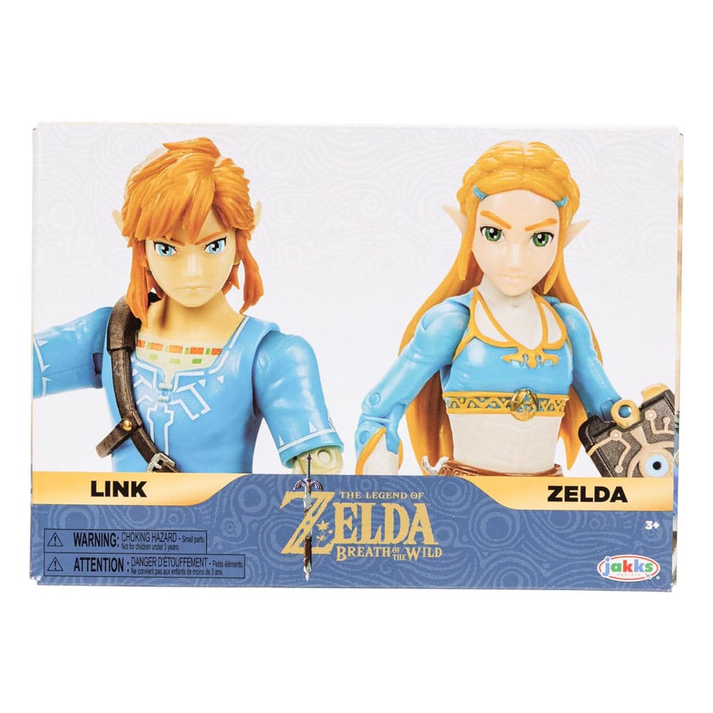 The Legend of Zelda Action Figure 2-Pack Princess Zelda, Link 10cm - Action Figures - Jakks Pacific - Hobby Figures UK