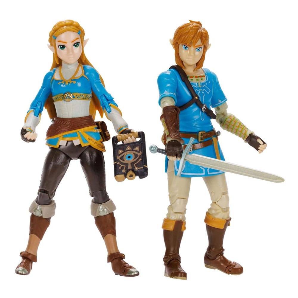 The Legend of Zelda Action Figure 2-Pack Princess Zelda, Link 10cm - Action Figures - Jakks Pacific - Hobby Figures UK