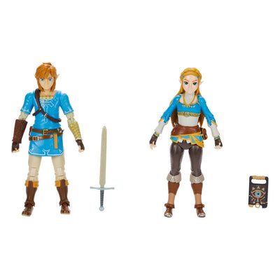 The Legend of Zelda Action Figure 2-Pack Princess Zelda, Link 10cm - Action Figures - Jakks Pacific - Hobby Figures UK