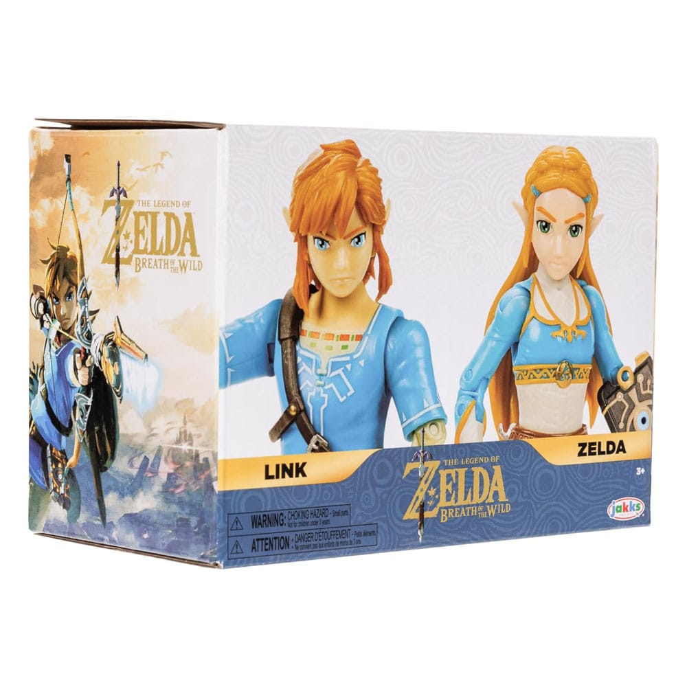 The Legend of Zelda Action Figure 2-Pack Princess Zelda, Link 10cm - Action Figures - Jakks Pacific - Hobby Figures UK