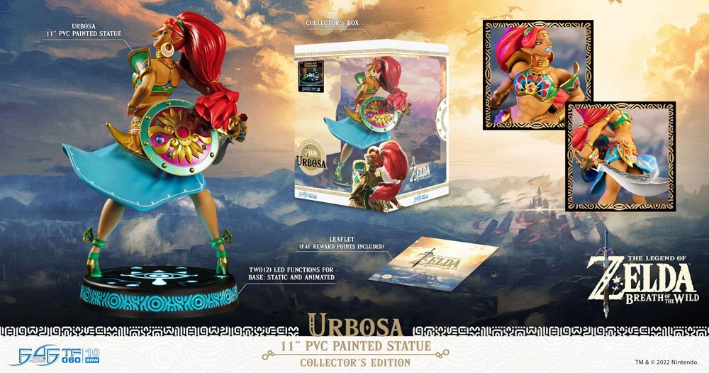 The Legend of Zelda Breath of the Wild PVC Statue Urbosa Collector's Edition 28cm - Scale Statue - First 4 Figures - Hobby Figures UK