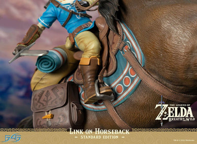 The Legend of Zelda Breath of the Wild Statue Link on Horseback 56cm - Scale Statue - First 4 Figures - Hobby Figures UK