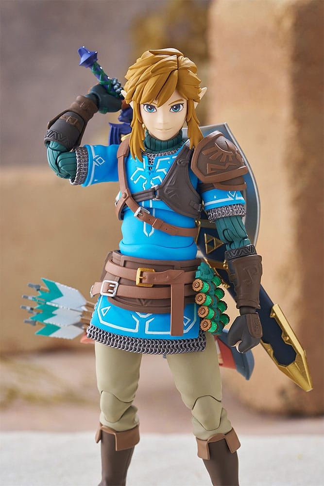 The Legend of Zelda Tears of the Kingdom Figma Action Figure Link Tears of the Kingdom Ver. 15cm - Action Figures - Good Smile Company - Hobby Figures UK