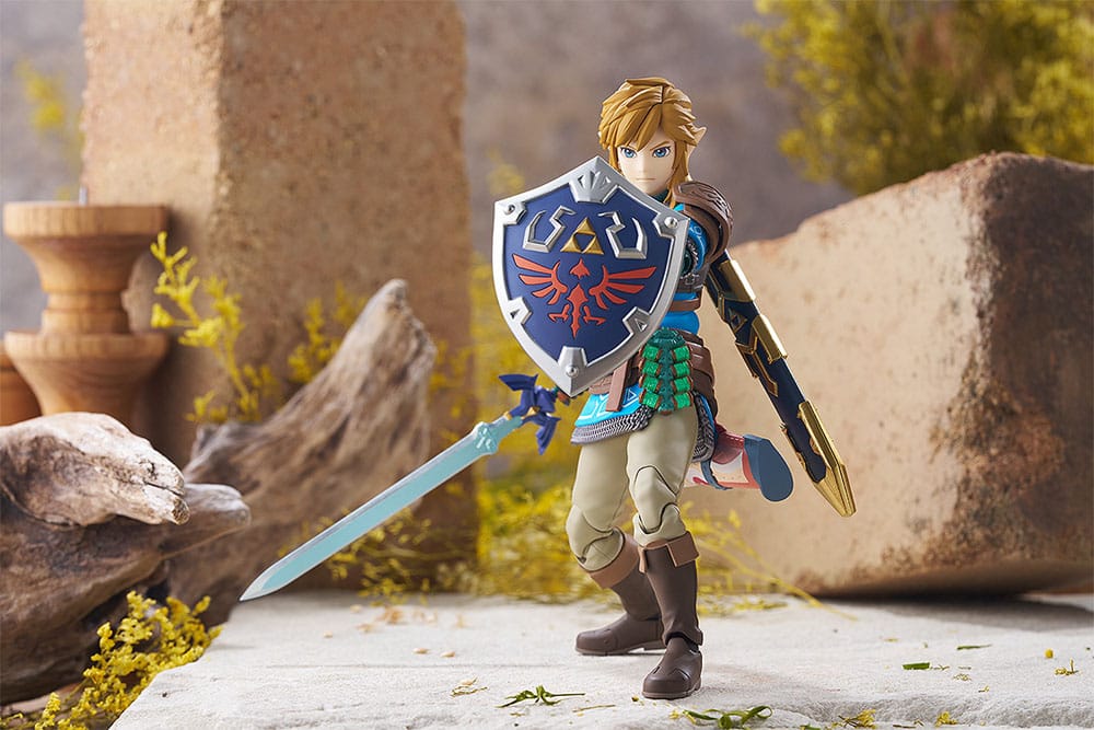 The Legend of Zelda Tears of the Kingdom Figma Action Figure Link Tears of the Kingdom Ver. DX Edition 15cm - Action Figures - Good Smile Company - Hobby Figures UK