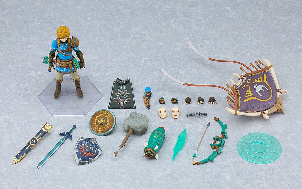 The Legend of Zelda Tears of the Kingdom Figma Action Figure Link Tears of the Kingdom Ver. DX Edition 15cm - Action Figures - Good Smile Company - Hobby Figures UK