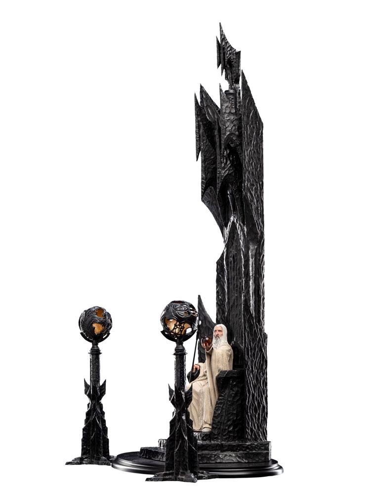 The Lord of the Rings Statue 1/6 Saruman the White on Throne 110cm - Scale Statue - Weta Workshop - Hobby Figures UK