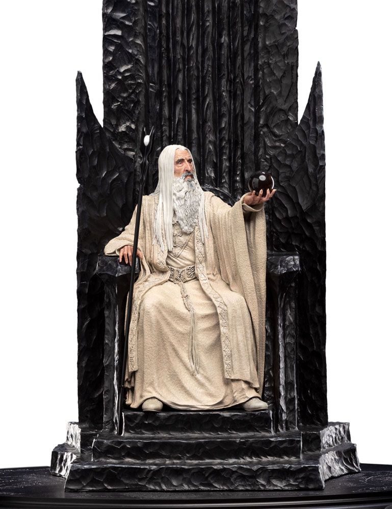 The Lord of the Rings Statue 1/6 Saruman the White on Throne 110cm - Scale Statue - Weta Workshop - Hobby Figures UK