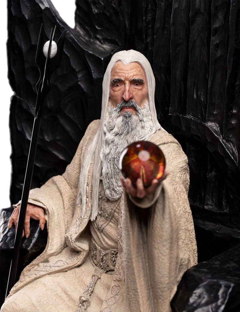 The Lord of the Rings Statue 1/6 Saruman the White on Throne 110cm - Scale Statue - Weta Workshop - Hobby Figures UK