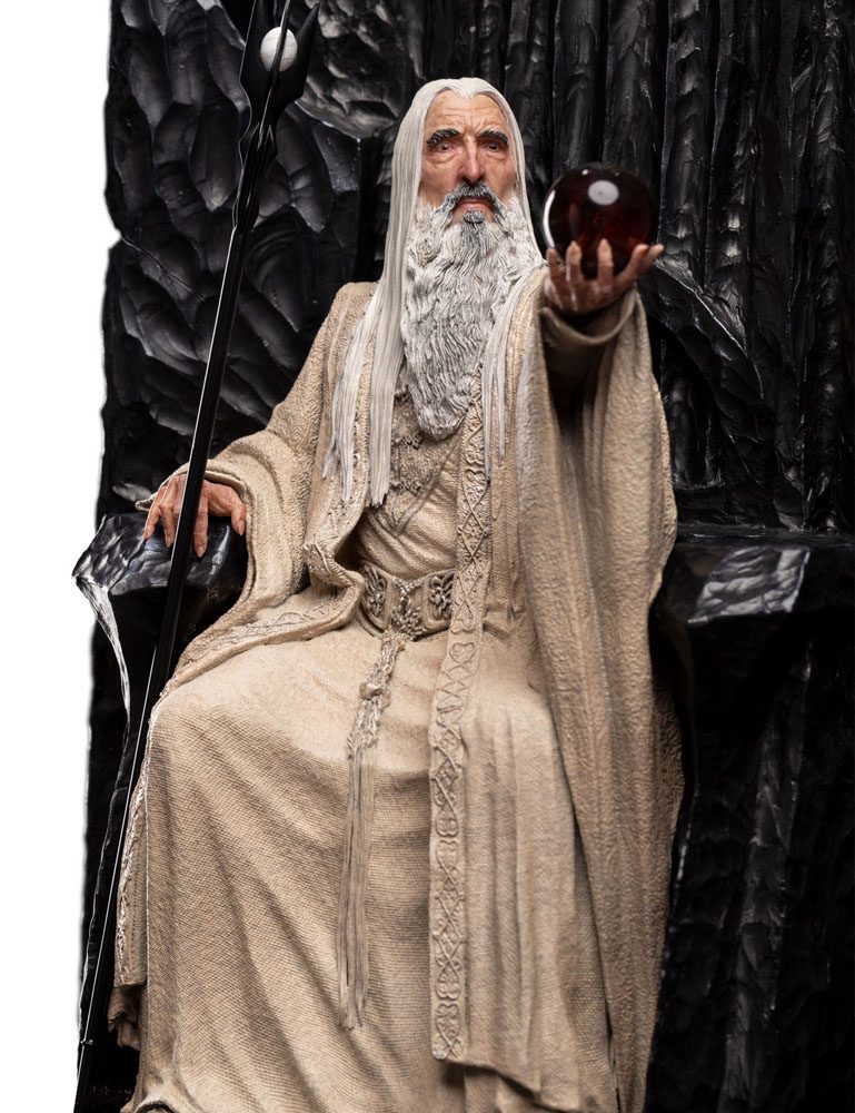 The Lord of the Rings Statue 1/6 Saruman the White on Throne 110cm - Scale Statue - Weta Workshop - Hobby Figures UK