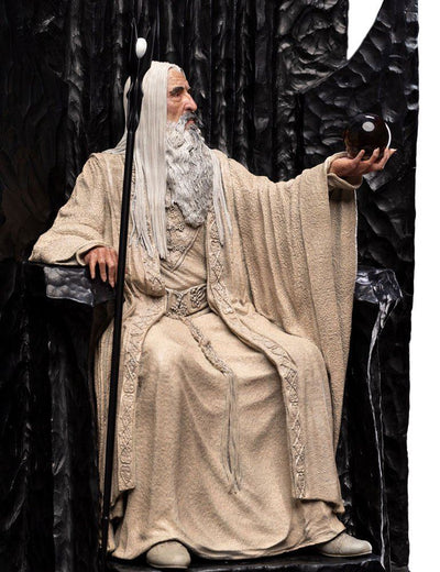 The Lord of the Rings Statue 1/6 Saruman the White on Throne 110cm - Scale Statue - Weta Workshop - Hobby Figures UK