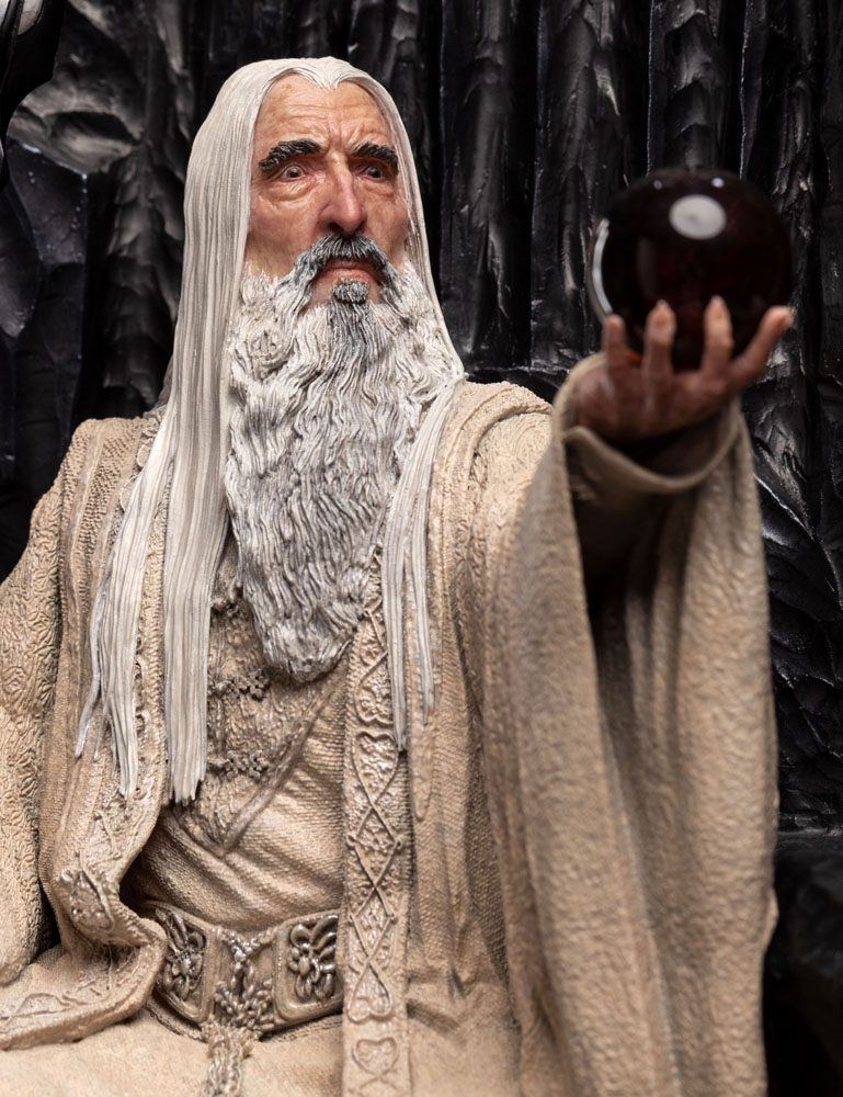 The Lord of the Rings Statue 1/6 Saruman the White on Throne 110cm - Scale Statue - Weta Workshop - Hobby Figures UK