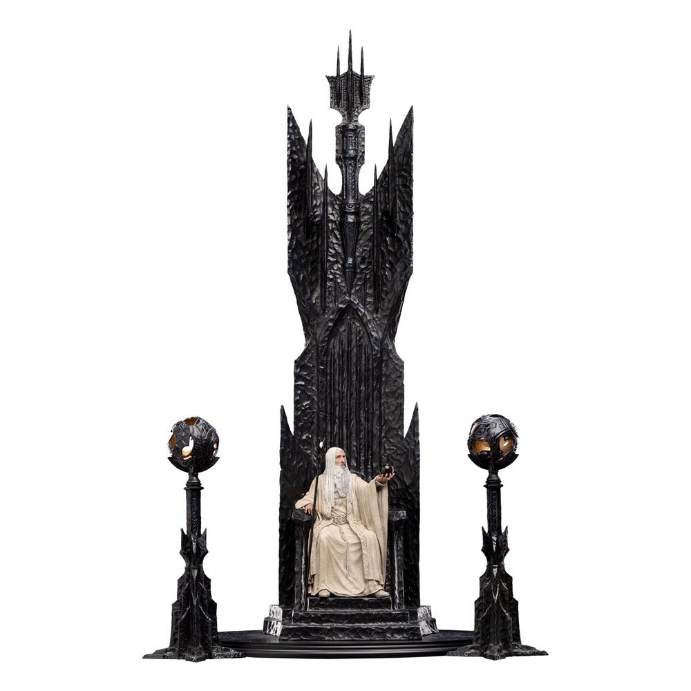 The Lord of the Rings Statue 1/6 Saruman the White on Throne 110cm - Scale Statue - Weta Workshop - Hobby Figures UK