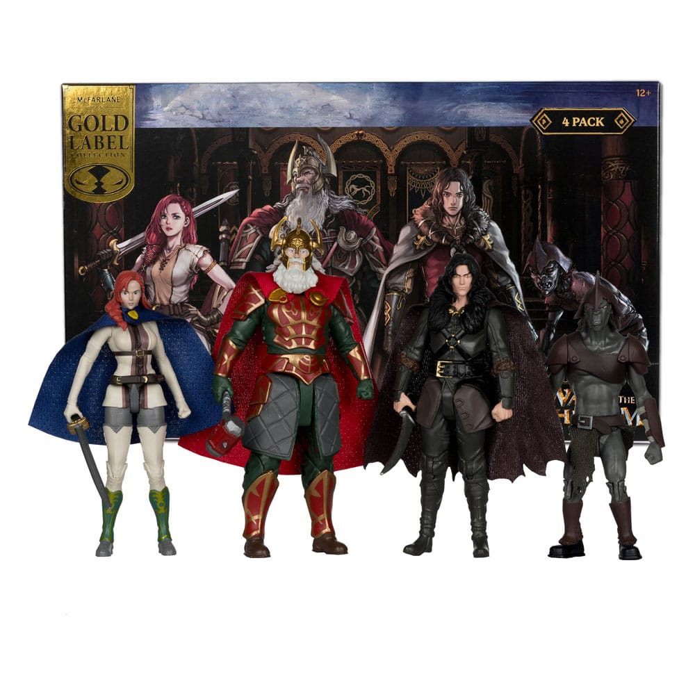 The Lord of the Rings: The War of the Rohirrim Action Figures 4-Pack 10cm - Action Figures - McFarlane Toys - Hobby Figures UK