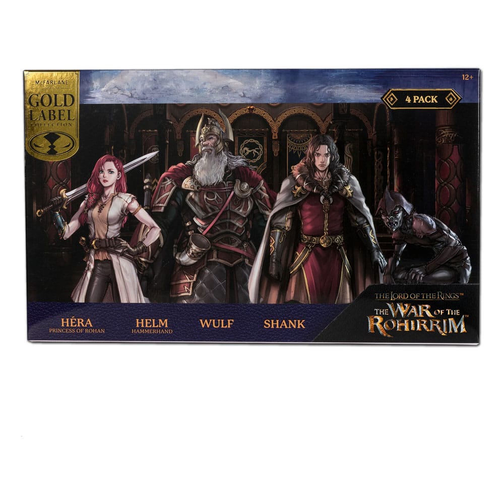 The Lord of the Rings: The War of the Rohirrim Action Figures 4-Pack 10cm - Action Figures - McFarlane Toys - Hobby Figures UK