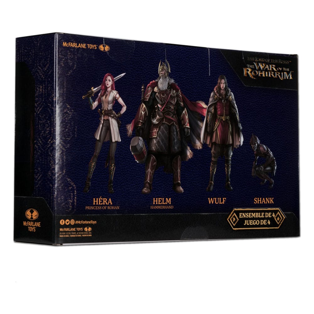 The Lord of the Rings: The War of the Rohirrim Action Figures 4-Pack 10cm - Action Figures - McFarlane Toys - Hobby Figures UK