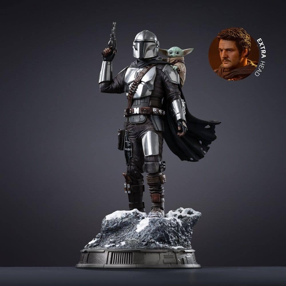 The Mandalorian & Grogu Art Scale Statue 1/10 The Mandalorian and