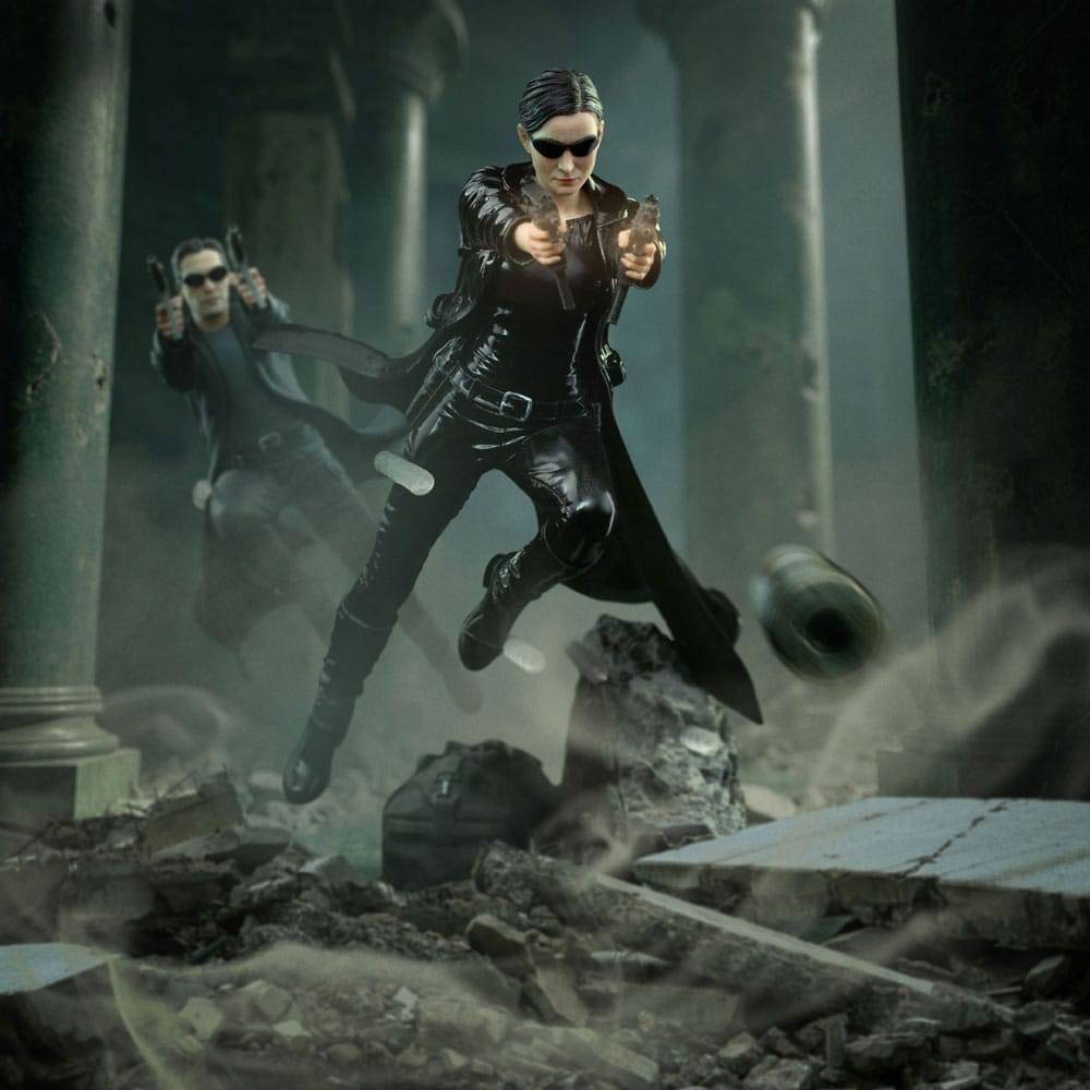 The Matrix Art Scale Statue 1/10 Trinity 22cm - Scale Statue - Iron Studios - Hobby Figures UK